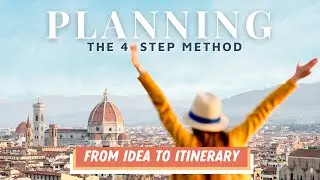 THE ULTIMATE TRIP PLANNING GUIDE 📓 4 Steps to a Perfect Itinerary [FREE PDF]