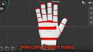 Rigging a lowpoly hand in Prisma3D (P2)