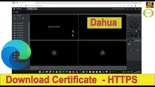 How to solve the Download Certificate on the Dahua web interface for Microsoft Edge web browser