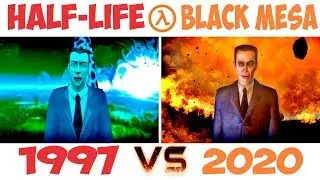 Half Life VS Black Mesa Endings Comparison (1998 VS 2020)