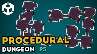 Using Random Walk Algorithm - P5 - Unity Procedural Generation of a 2D Dungeon