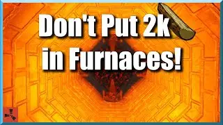 Don't Waste Wood! Smelt Ore Stacks Efficiently in Large Furnaces in Rust!