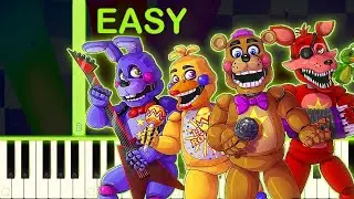 FREDDY FAZBEAR'S PIZZERIA SIMULATOR - EASY Piano Tutorial