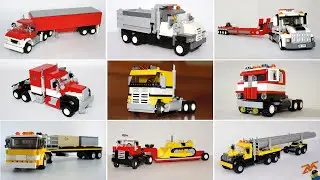 Classic US Lego Trucks (фото-обзор)