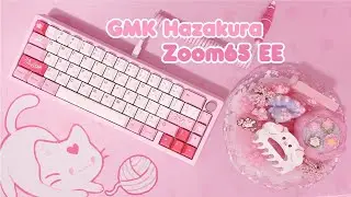building my first custom keyboard 🌸 💻 Meletrix Zoom65, GMK Hazakura