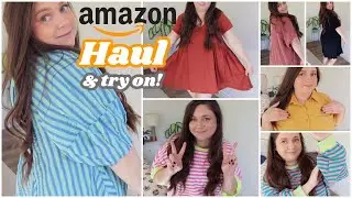 Amazon Clothing Haul! & TRY ON! Dresses, Rompers & Tops | October 2024