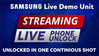 Live unlock in one shot: Samsung Demo Z Fold 3 (same as Galaxy S23, s22, etc)