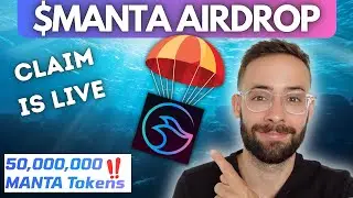 Manta Airdrop [How to Claim, Sell, & STAKE $MANTA]