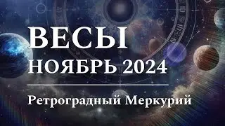 ВЕСЫ - НОЯБРЬ 2024 ♎️ Астрологический прогноз, РЕТРОГРАДНЫЙ Меркурий