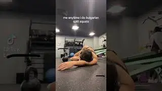 Bulgarian split squats reaction?! #fitness #gymmotivation #workouts #gym #workout