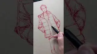 Quick Fashion Sketch With Pens