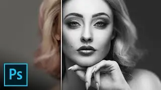 How to Make Black and White photos in Photoshop | 1- Minutes photoshop tutorial