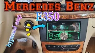 2008 E350 How to remove the radio bypass the amplifier installed Bluetooth radio Metra kit