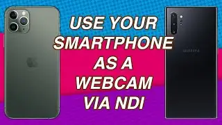 How To Use Your Smartphone As A Webcam NDI Source In OBS Studios + Crash Fix || Tutorial