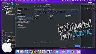 How to Fix Pygame Doesn't Work in PyCharm on Mac
