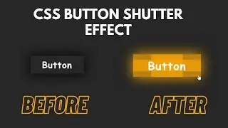 How to make CSS Button shutter Effect for Beginners using HTML and CSS | CSS Button Hover Effects