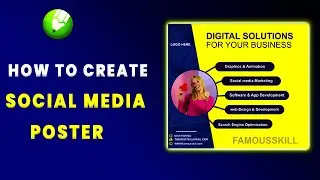 Social Media Poster Design for business in CorelDRAW: Step-by-Step Tutorial for Stunning Graphics