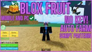 BLOX FRUITS Script Pastebin 2024 | AUTOFARM | AUTO MASTERY