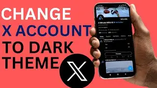 How To Change X(Twitter) Account Theme To Dark Mode