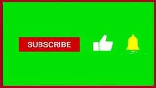 Green Screen Subscribe Button Like And Bell 🔔 ✨✨✨