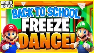 Back To School Freeze Dance | Brain Breaks For Kids | Just Dance | Danny Go Noodle