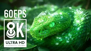 AMAZING CREATURES 8K ULTRA HD 60FPS | with Realistic Cinematic Sound (color dynamic)