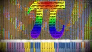 [Black MIDI] Synthesia - Yokkin - Pi (2018 Edition) 3.3 million notes ~ Yokkin