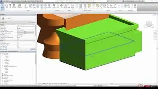 Intro to Conceptual Massing in Revit Pt 6 : Cut Join Geometry Model by Face