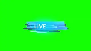 Live Stream Indicator - News Green Screen Pack