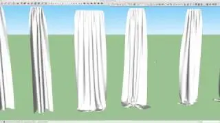 [How to] Create easy pillow, curtain with marvelous designer and sketchup