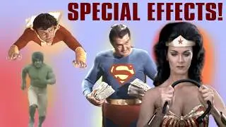 Early TV and Movie Superhero Special Effects