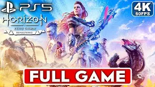 HORIZON ZERO DAWN REMASTERED Gameplay Walkthrough FULL GAME [4K 60FPS PS5] - No Commentary