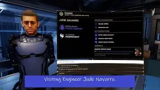 Elite dangerous Odyssey… Visiting engineer Jude Navarro