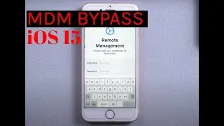 NEW MDM BYPASS iOS15 for iPhone and iPad Mac tool No jailbreak required