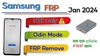 Samsung FRP Unlock one click | Samsung FRP Bypass 2024