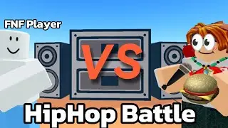 HipHop battle between FNF Player in Roblox be like