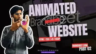 🚀 One Step Up with Awwwards Website Scroll Animation! | HTML CSS JS GSAP | Part 02 | Brandbeet