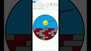 Sunrise Circle Drawing In Ms Paint | Lunar Computer College