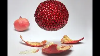 Как быстро Разрезать гранат / The BEST Way To Open A Pomegranate