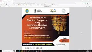 Free Course On Fundamentals Of Quantum Computing By IIT Roorkee