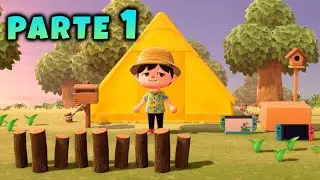 PRIMERA HORA Y MEDIA de ANIMAL CROSSING NEW HORIZONS 🥰 PARTE 1 Gameplay ESPAÑOL | Nintendo Switch