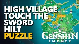 High Village Touch the Sword Hilt Puzzle Genshin Impact