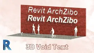 Revit Tips and Tricks - Cut Void by Using Model Text in Revit