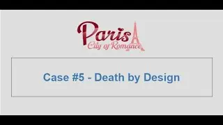 Criminal Case - City of Romance, Case 5 - Death by Design