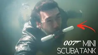 Working 007 Mini Scuba Tank! - Breath Underwater With This Spy Gadget