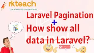 Laravel pagination | How fetch data from database and display in table in Larave?