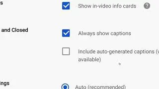 How to Turn On Automatic Subtitles in Youtube | Automatic Subtitles turn OFF on YouTube