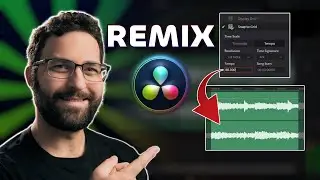 How to Extend, Shorten, and Retime Music PERFECTLY in DaVinci Resolve Using Fairlight