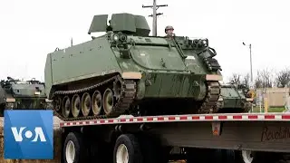 US National Guard Prepares M113s for Ukrainian Defense