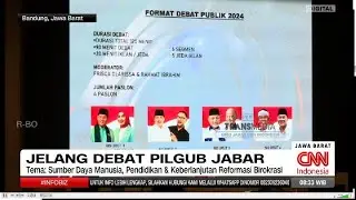 Persiapan Jelang Debat Terbuka Paslon Gubernur & Wakil Gubernur Jawa Barat 2024